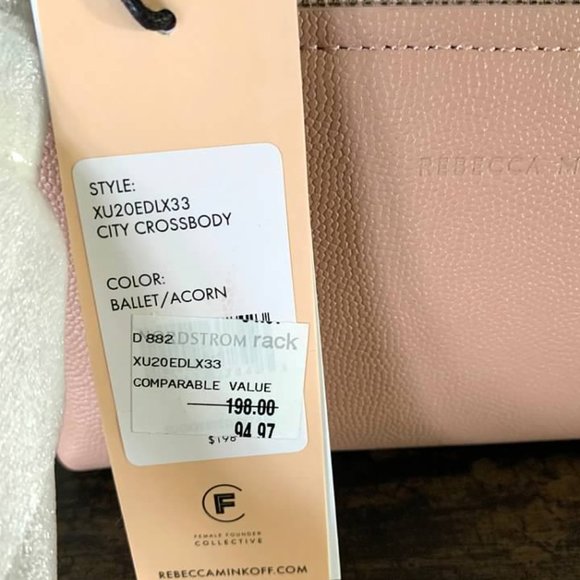 Rebecca Minkoff Colorblock Leather Crossboday Bag - Picture 7 of 7